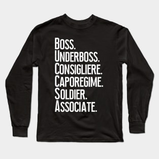 The Order of This Thing of Ours 2 - A Mulberry Mobsters Long Sleeve T-Shirt